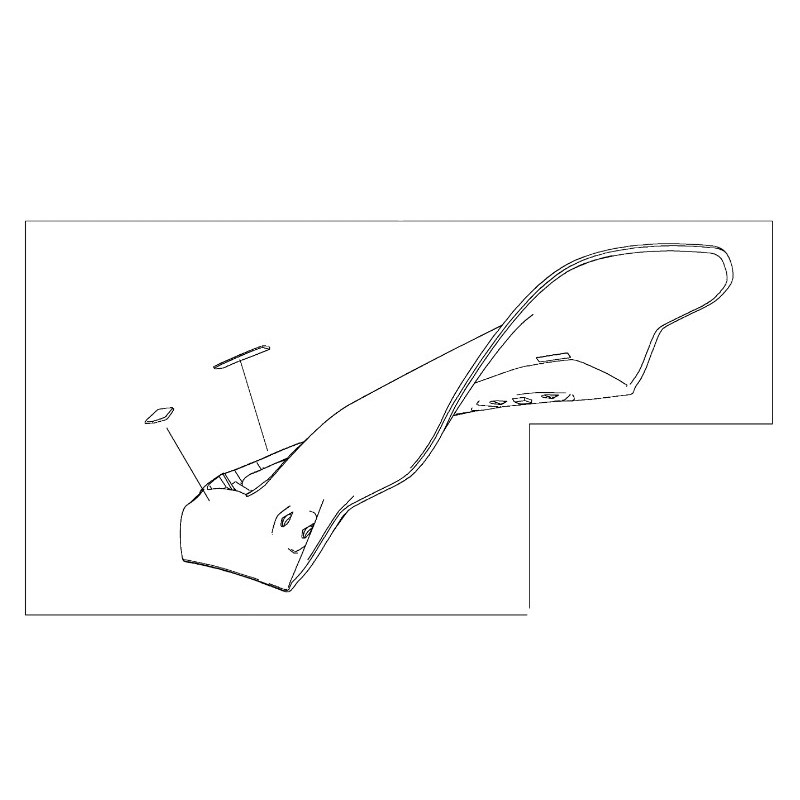Увеличенное ветровое стекло Kawasaki NINJA 650 2020 2021 2022 2023