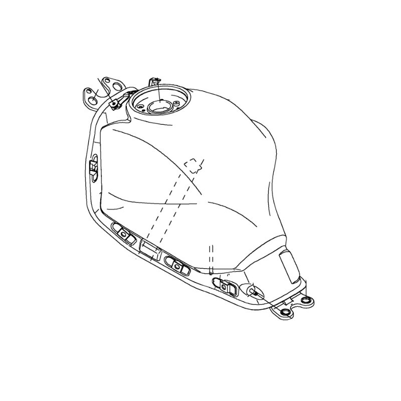 Топливный бак Kawasaki NINJA 650 2020 2021 2022 2023