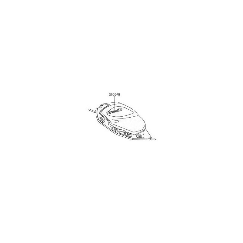Наклейка топливного бака Kawasaki NINJA 650 2020 2021