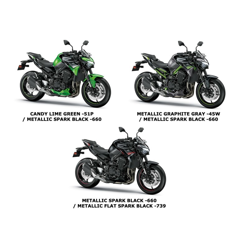 Наклейка верхнего обтекателя фары Kawasaki Z900 2020 2021 2022 2023