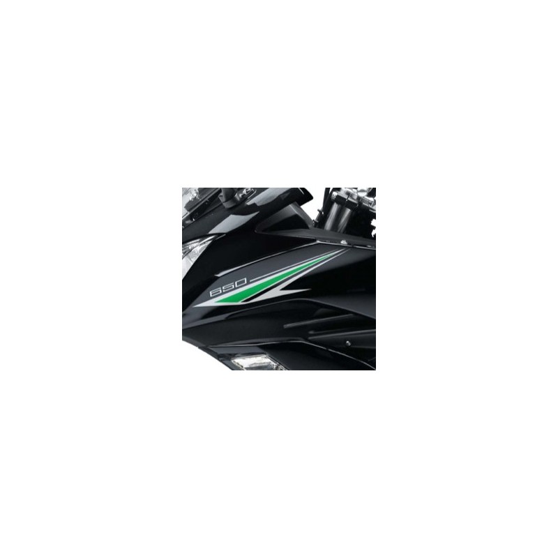 Наклейка левого бокового обтекателя Kawasaki NINJA 650 2017 2018 2019