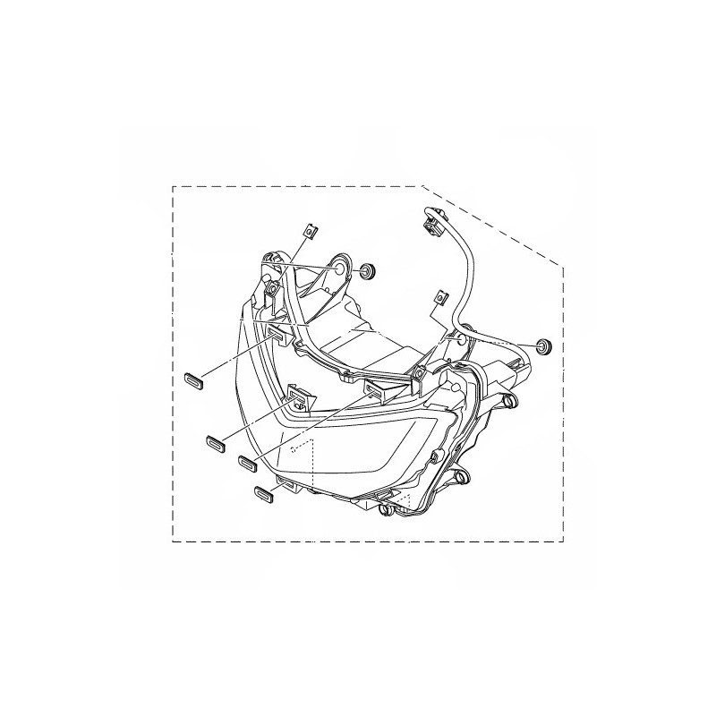 Фара Yamaha NMAX 2020 2021