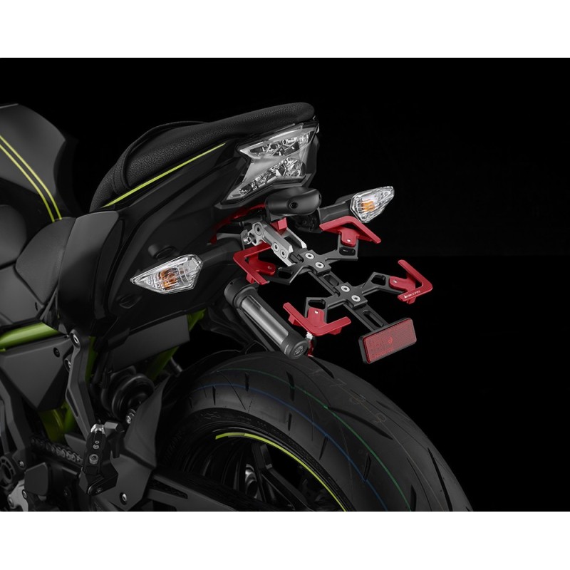 Регулируемый кронштейн номерного знака BIKERS Kawasaki Z650 2020 2021 2022