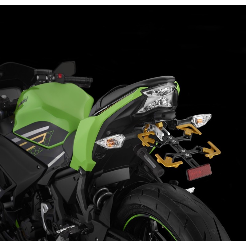 Регулируемый кронштейн номерного знака BIKERS Kawasaki NINJA 650 2020 2021 2022 2023