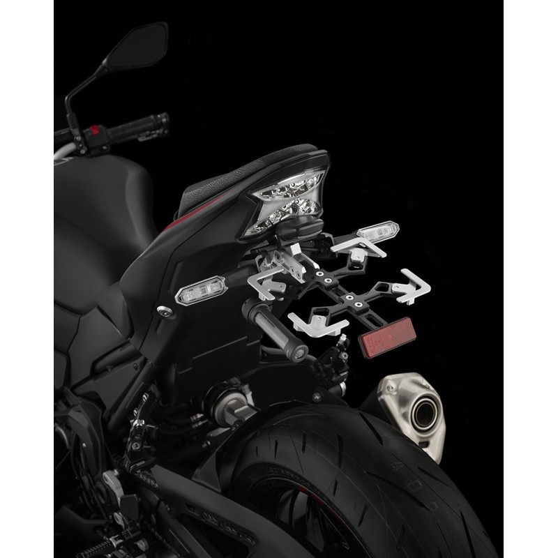 Регулируемый кронштейн номерного знака BIKERS Kawasaki Z900 2020 2021 2022 2023
