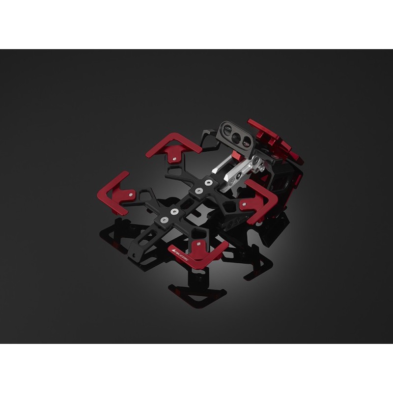 Регулируемый кронштейн номерного знака BIKERS Kawasaki Z900 2020 2021 2022 2023