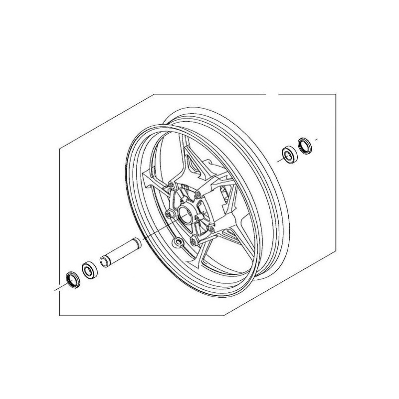 Переднее колесо Kawasaki Z900