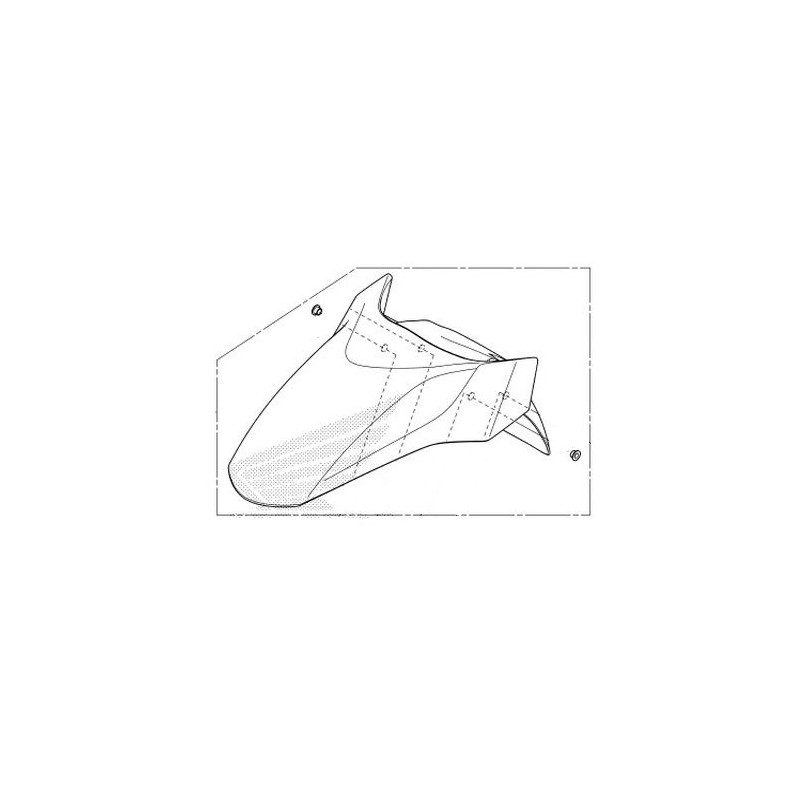 Переднее крыло Honda PCX 125/160 v5 2021 2022 2023 2024