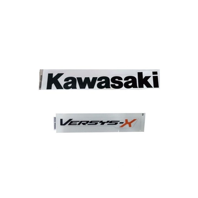 Комплект наклеек бокового обтекателя Kawasaki Versys-X 300 Green
