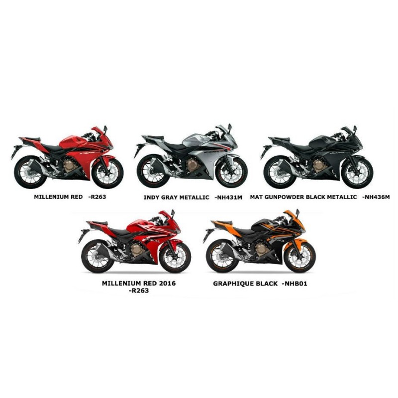 Комплект декоративных полос левого среднего обтекателя Honda CBR 500R 2016 2017