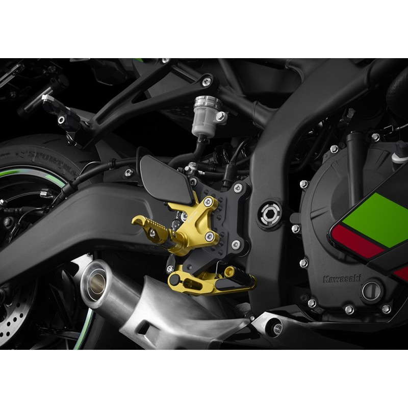 Комплект регулируемых водительских подножек BIKERS Kawasaki NINJA ZX-25R