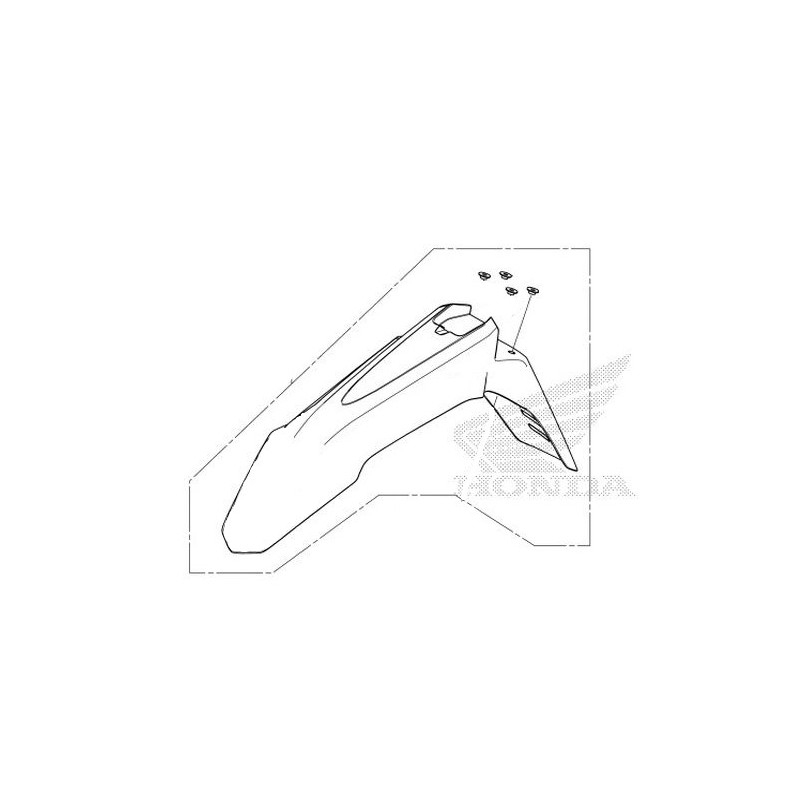 Переднее крыло Honda CRF300L 2021 2022