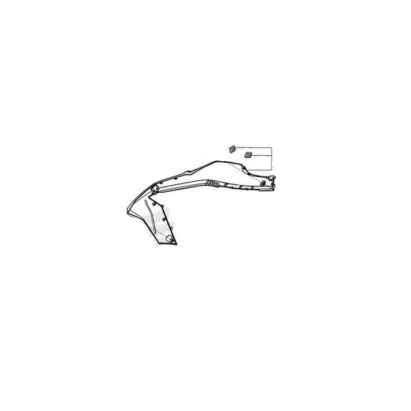 Правая облицовка Honda CRF300L 2021 2022