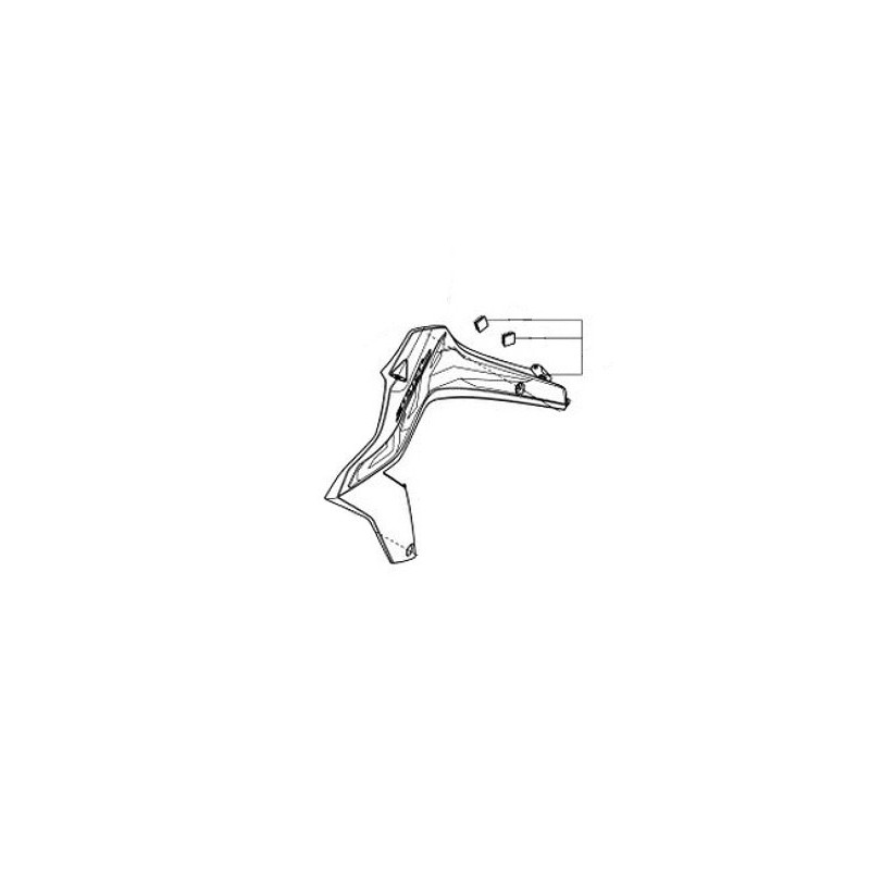 Левая облицовка Honda CRF300L 2021 2022