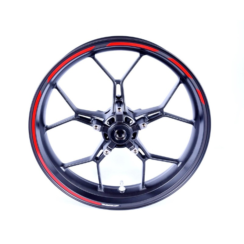 Переднее колесо с наклейками Honda CBR650R Red 2019