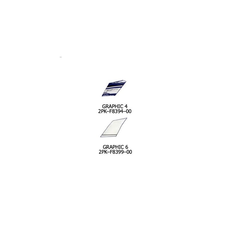 Комплект синих наклеек правой передней панели 2014 Yamaha YZF R15