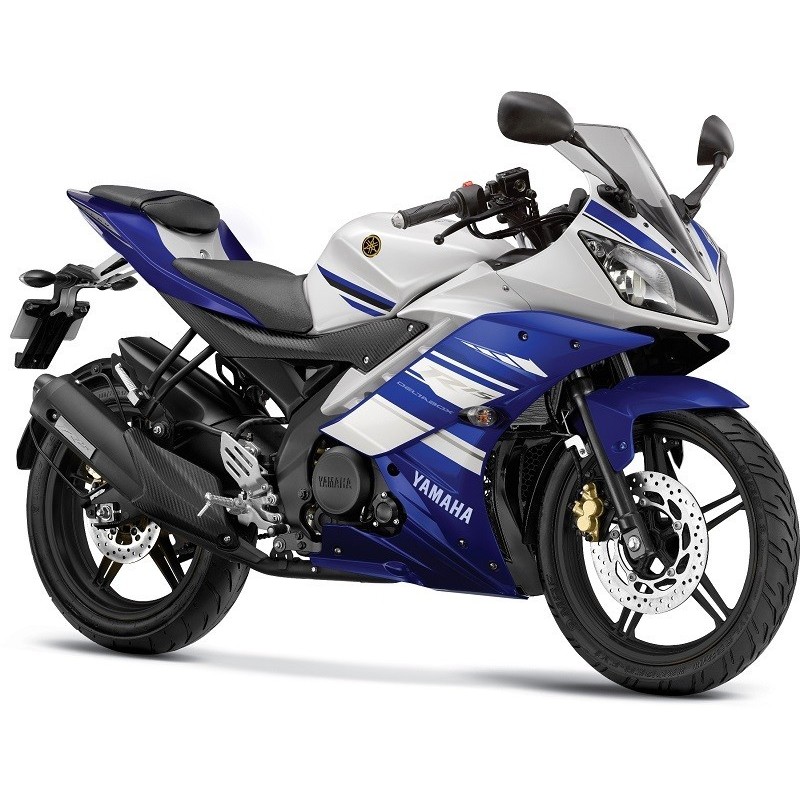 Комплект синих наклеек правой передней панели 2014 Yamaha YZF R15