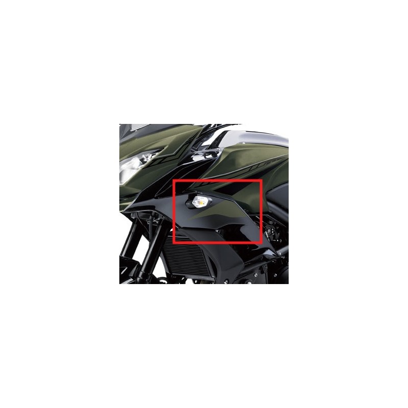Наклейка левой передней облицовки Kawasaki Versys 650 Khaki 2020
