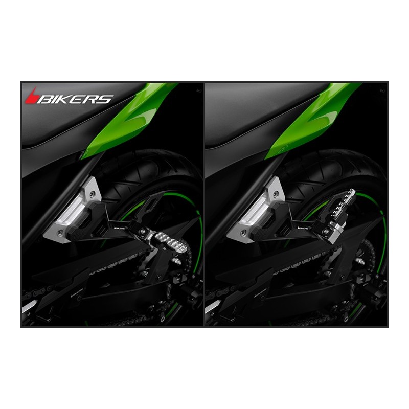 Комплект пассажирских подножек BIKERS Kawasaki Ninja 300