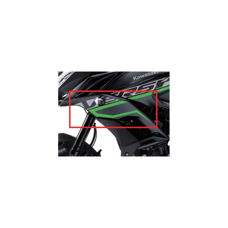 Наклейка левой передней облицовки Kawasaki Versys 650 Gray 2019