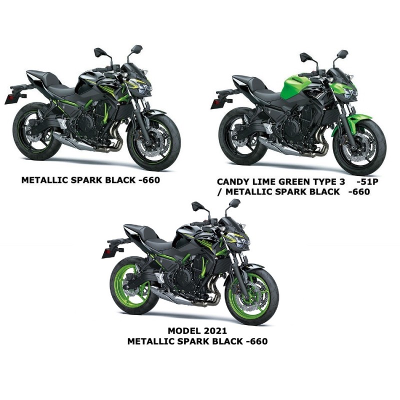 Правая задняя облицовка Kawasaki Z650