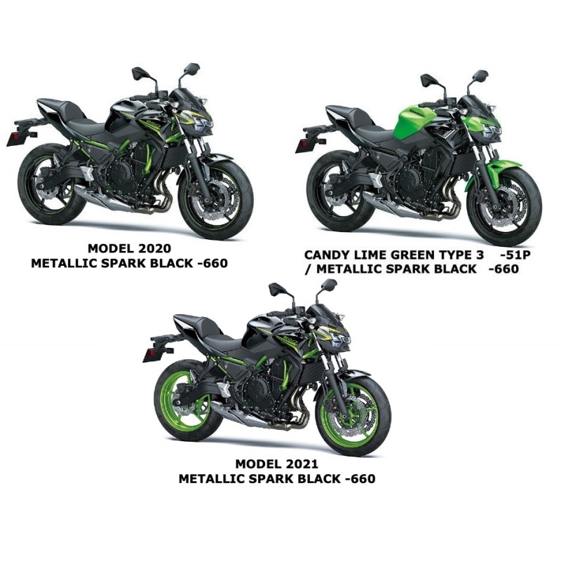 Топливный бак Kawasaki Z650 2020 2021 2022
