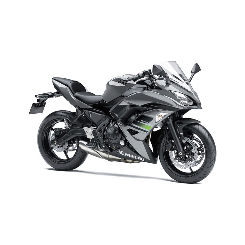 Наклейка левого обтекателя Kawasaki NINJA 650 Gray 2018