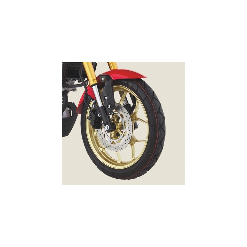 Золотистое переднее колесо Yamaha XSR 155