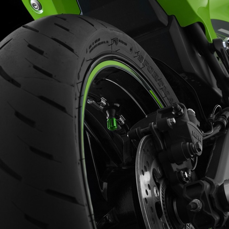 Алюминиевые колпачки вентилей колёс мотоцикла и скутера BIKERS