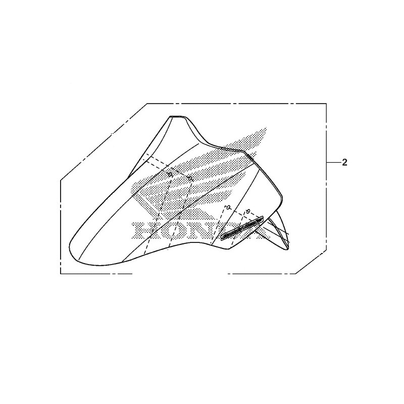 Переднее крыло Honda PCX 125/150 v1 v2
