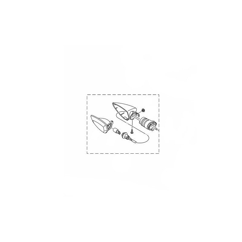 Правый передний указатель поворота Yamaha YZF R15 / R15M 2022 2023