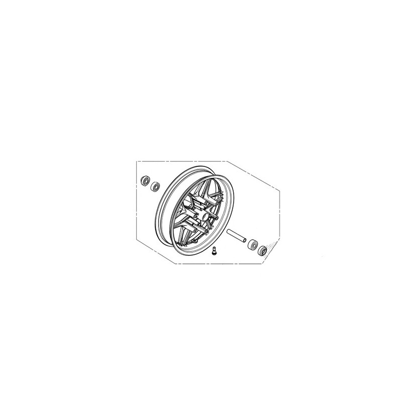 Переднее колесо Honda Forza 350 2021 2022