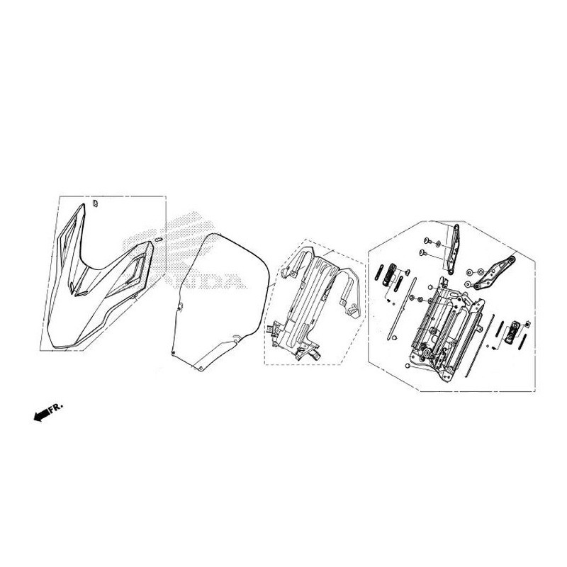 Ветровое стекло Honda Forza 125 2021