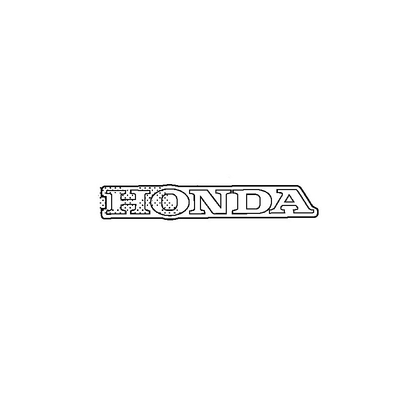 Наклейка левого нижнего обтекателя Honda CBR650R 2019 2020