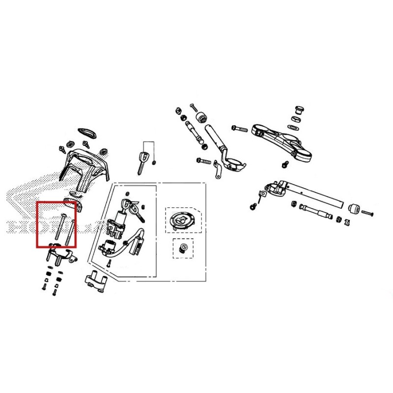 Болт крышки зажигания 8mm Honda CBR650R