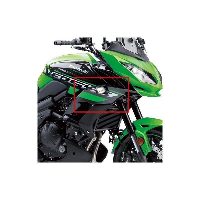 Наклейка правой передней облицовки Kawasaki Versys 650 2018 Candy Lime Green
