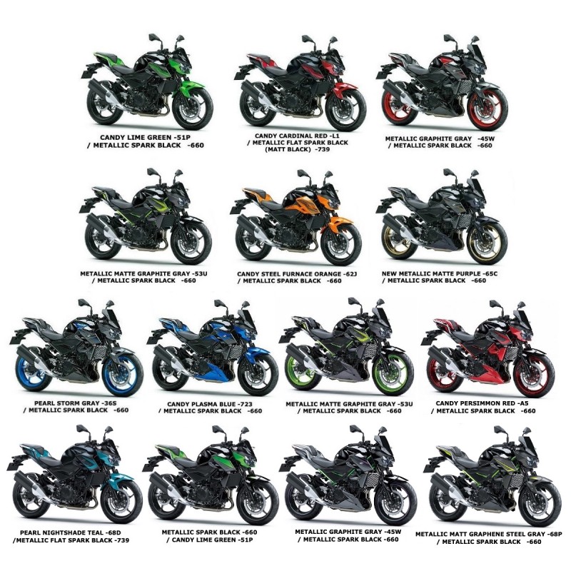Левая наружная облицовка Kawasaki Z400