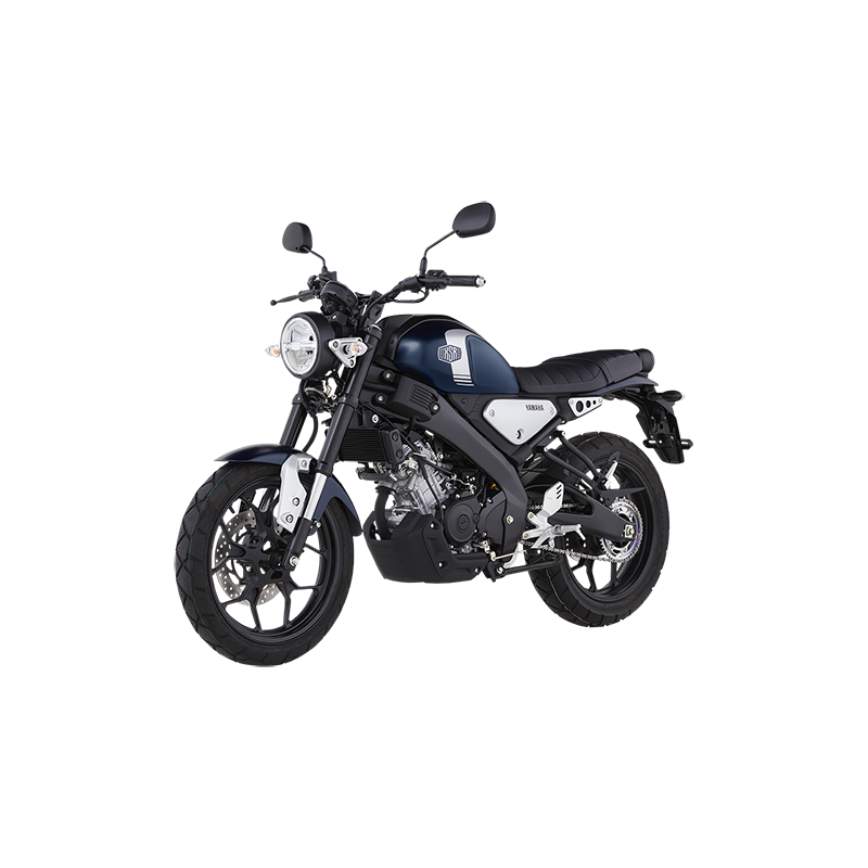 Эмблема левой накладки топливного бака Yamaha XSR 155 Mat Blue 2022