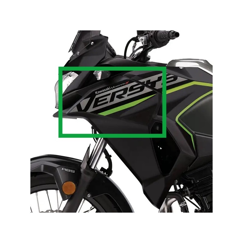 Наклейка левого бокового обтекателя Kawasaki Versys-X 300 Gray 2019