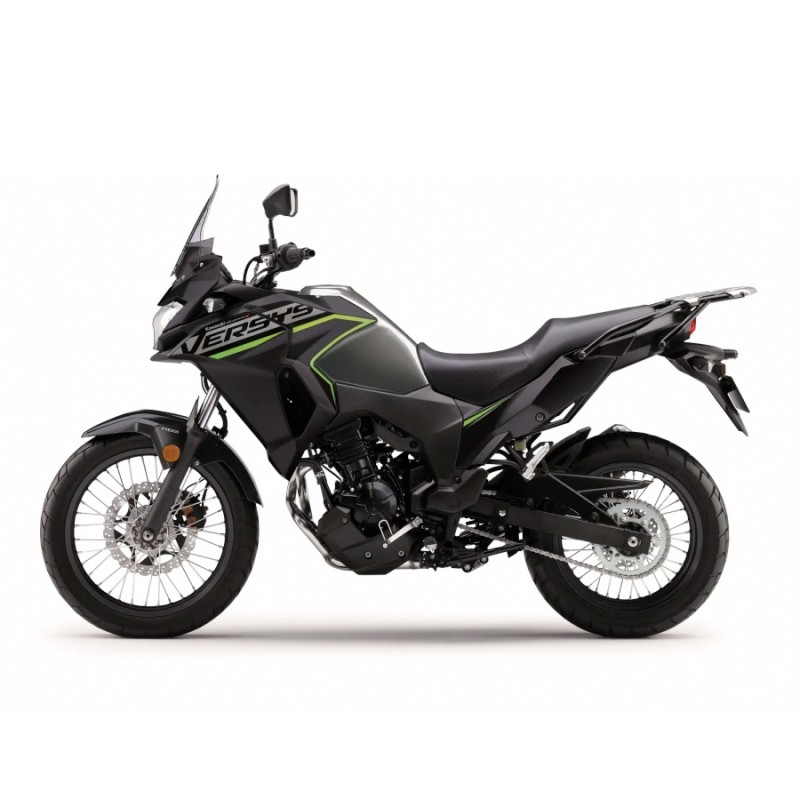 Наклейка левой нижней облицовки топливного бака Kawasaki Versys-X 300 Gray 2019