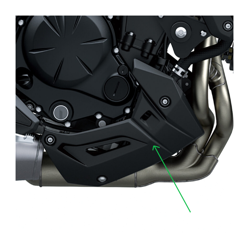 Правый нижний обтекатель Kawasaki Versys 650 2022/2026