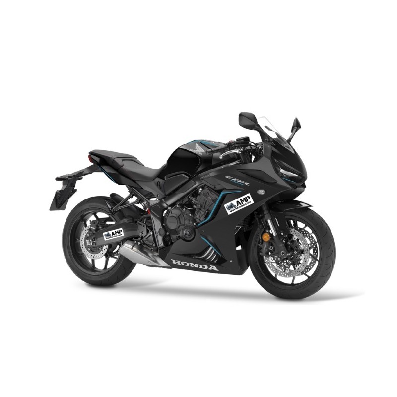 Чёрная левая пассажирская подножка Honda CBR650R Black Edition