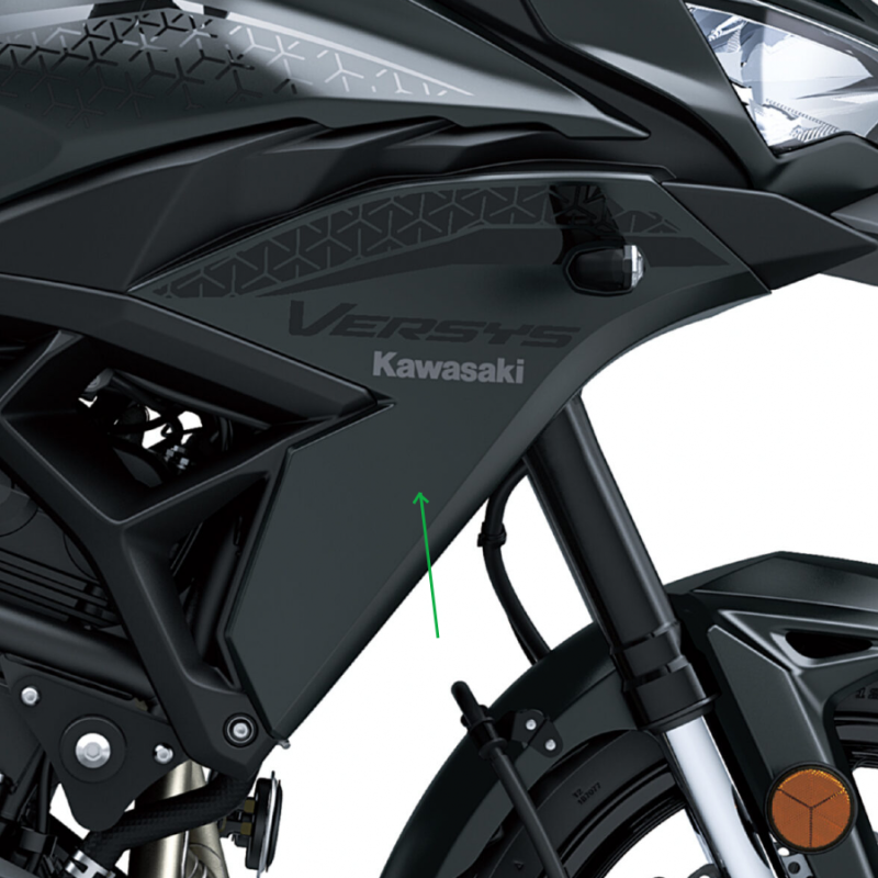 Правый передний боковой обтекатель Kawasaki Versys 650 2022/2026