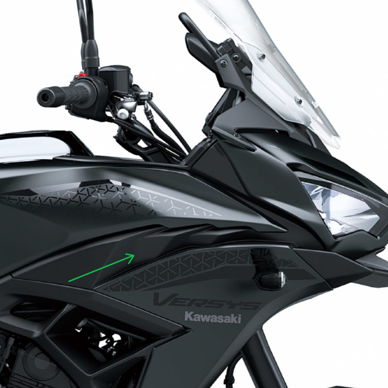 Правый средний боковой обтекатель Kawasaki Versys 650 2022/2026