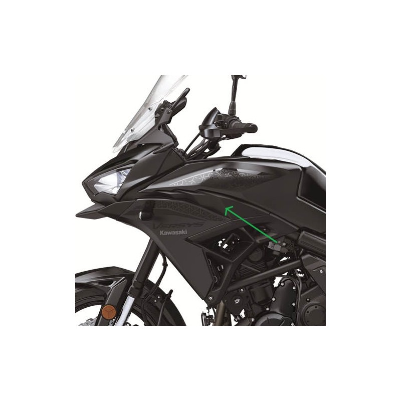 Левый средний боковой обтекатель Kawasaki Versys 650 2022/2026