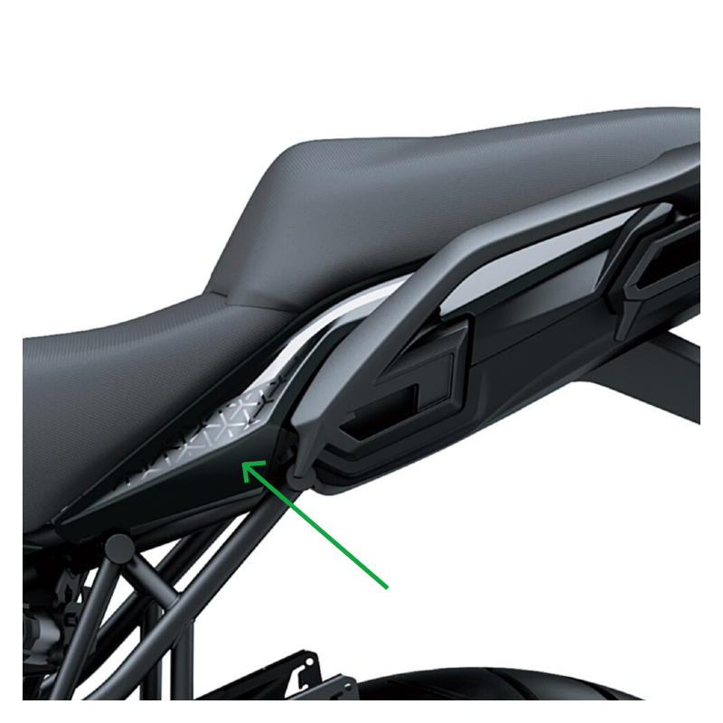 Левая задняя панель Kawasaki Versys 650 2022/2026