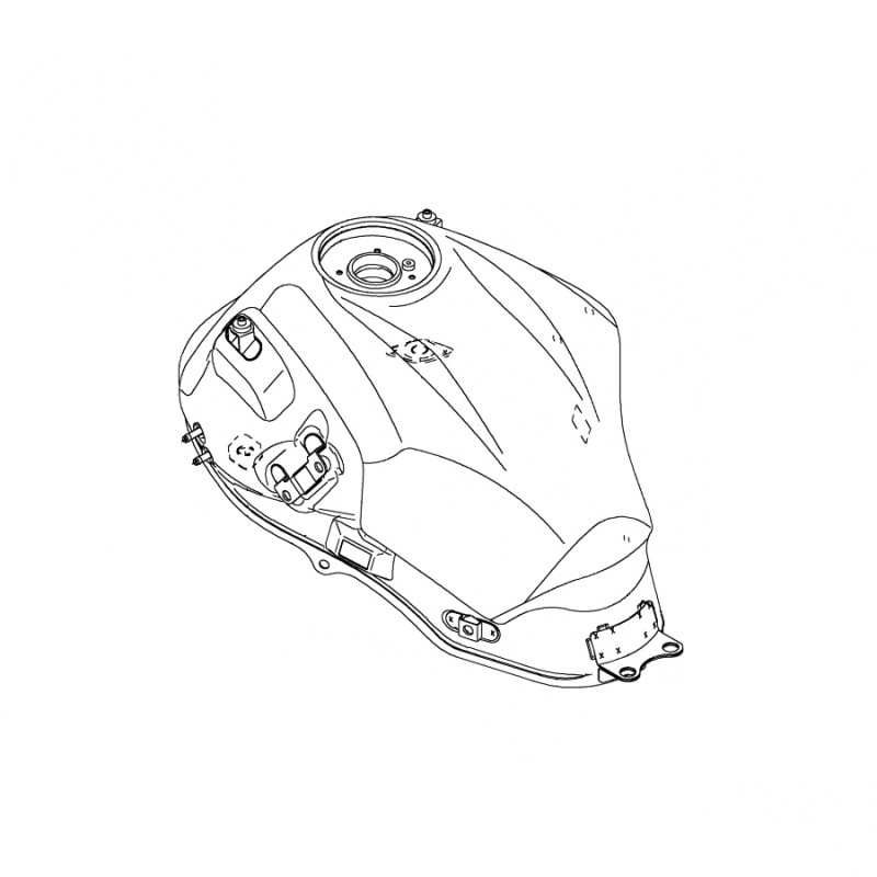 Топливный бак Kawasaki Versys 650 2022/2026