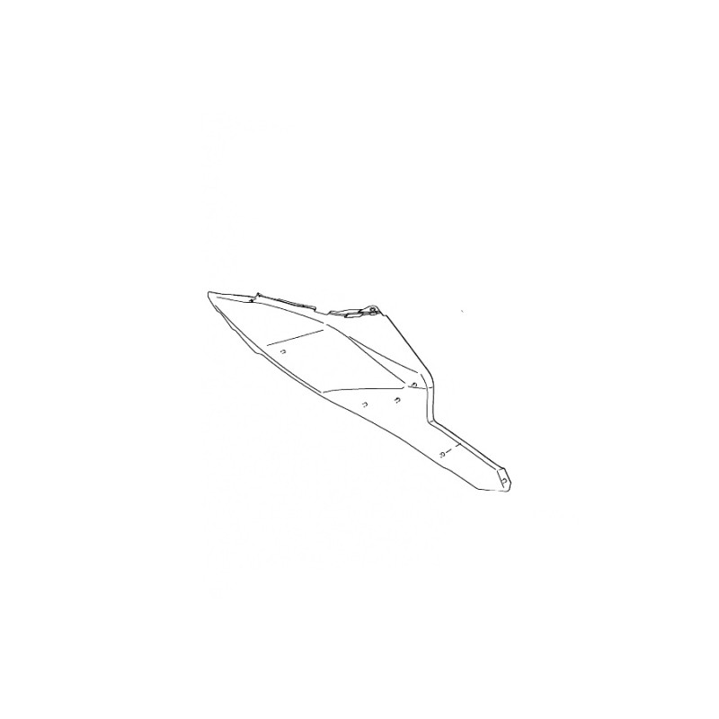 Левая облицовка топливного бака Kawasaki Versys 650 2022/2026