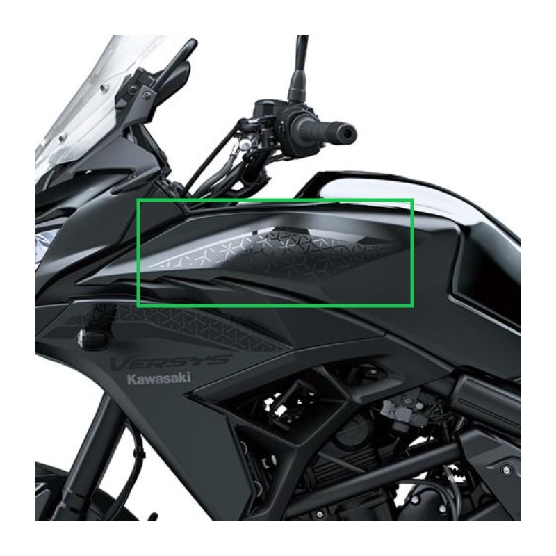 Наклейка левой облицовки топливного бака Kawasaki Versys 650 BLACK 2022/2023