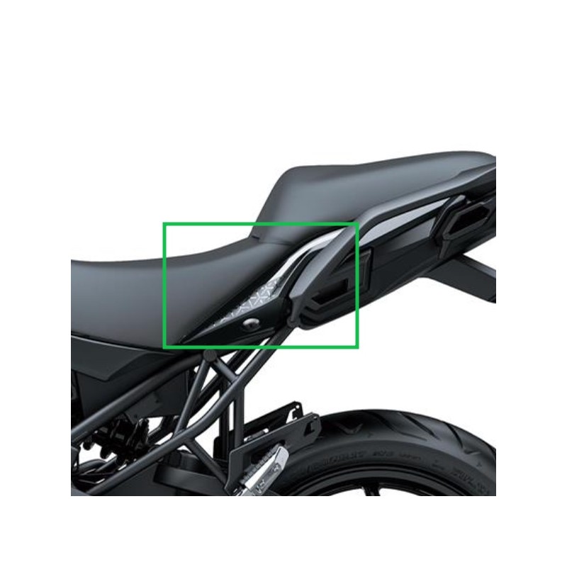 Наклейка левой задней панели Kawasaki Versys 650 BLACK 2022/2023